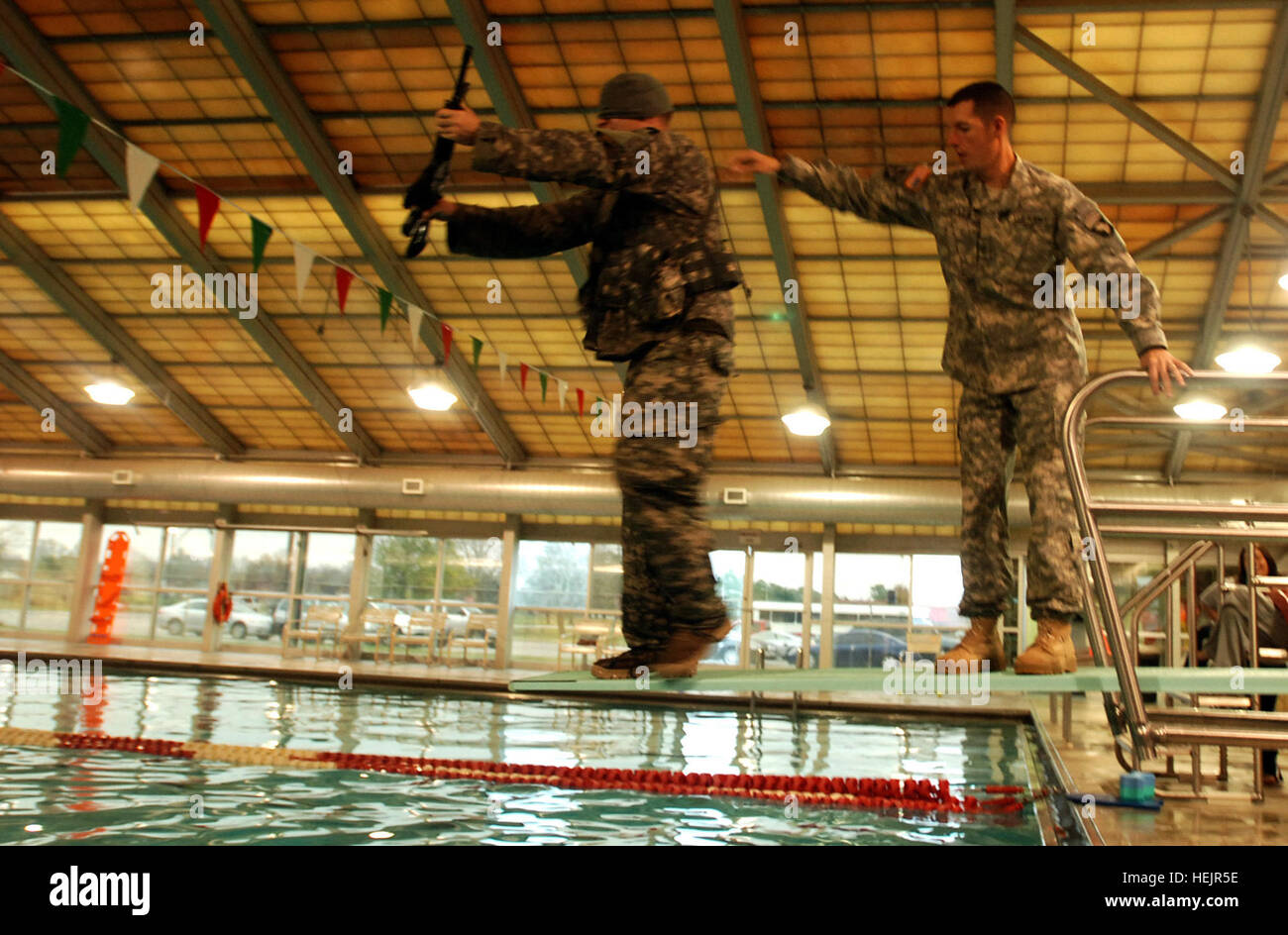 Sgt. 1st Class Erric Allen, a Ranger qualified officer with Company C, 1st