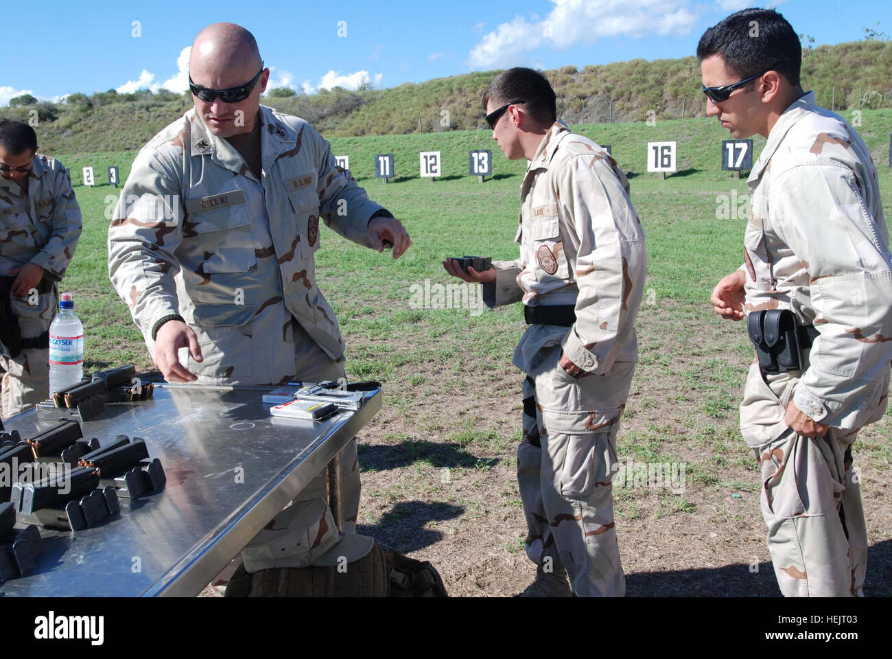 Service members deployed to Joint Task Force Guantanamo's Navy