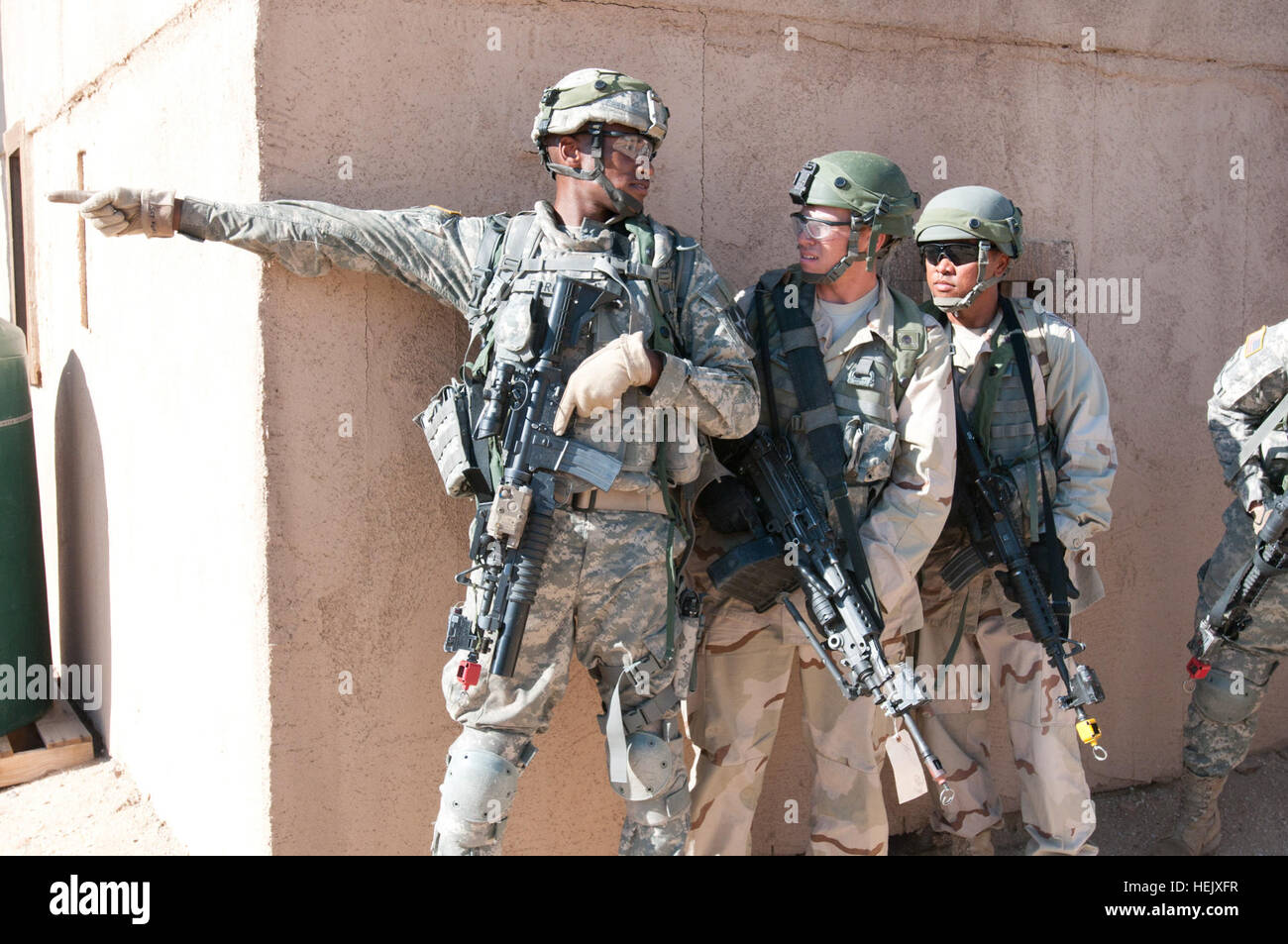 Sgt. Brandon Ford, native of Fresno, Calif., uses nonverbal