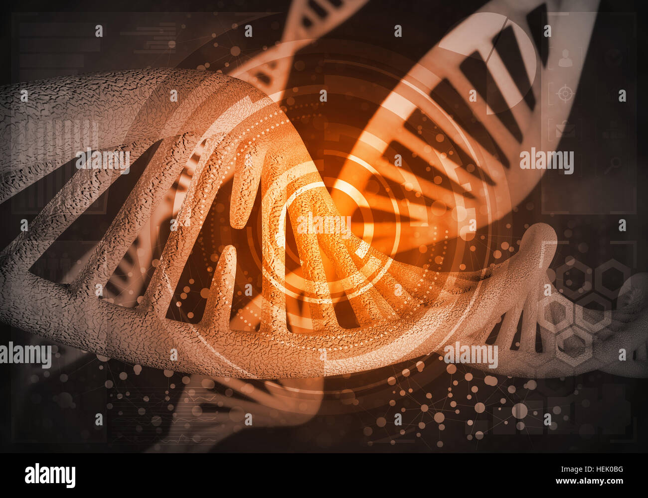 DNA molecules background, 3D rendering Stock Photo - Alamy