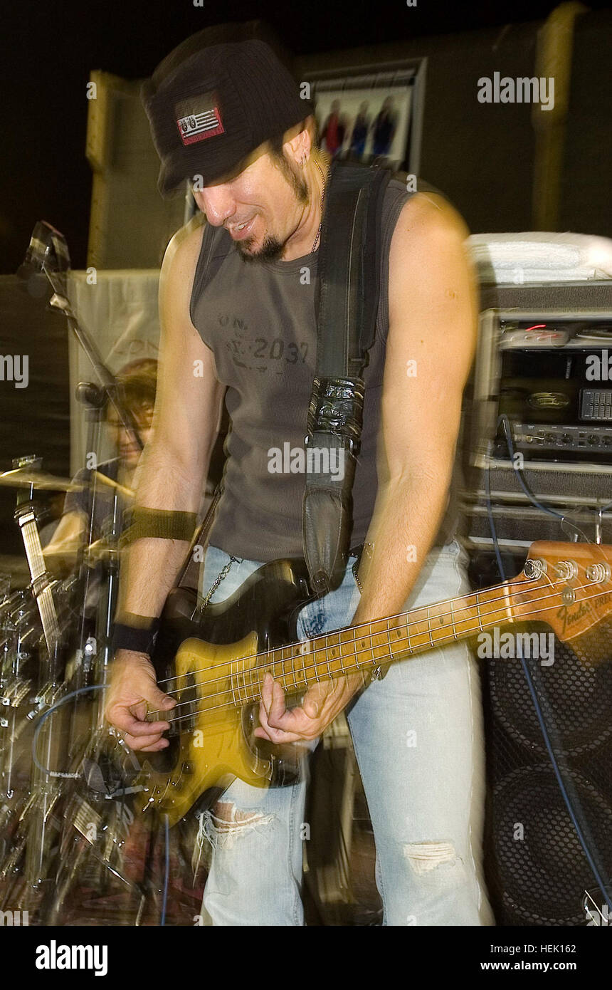 Bassist Miguel Gonzalez Plays With Classic Rock Band Bad - 