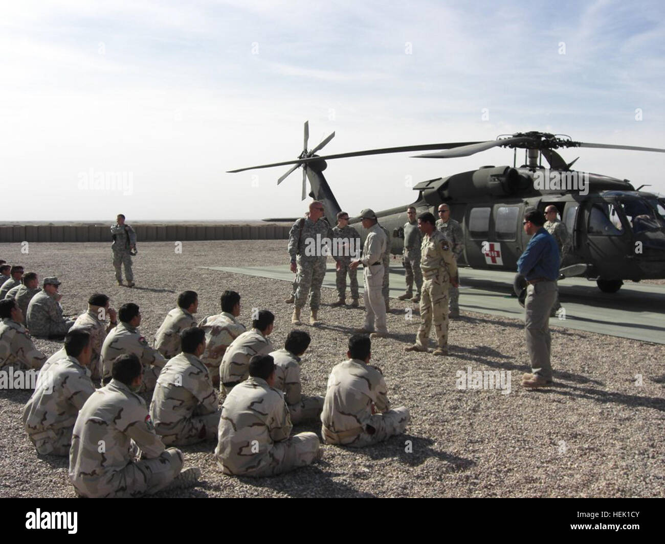 Iraqi medics from the 2nd Commando Battalion, 11th Brigade, trained on ...