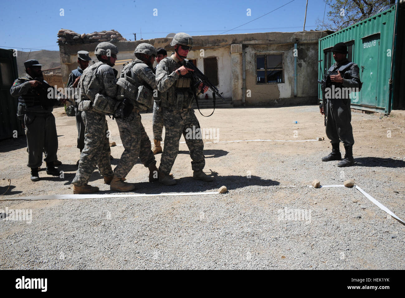 U S Army Military Police Demonstrate How To Clear A Room As