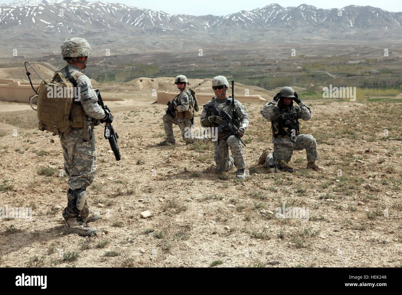 U S Army Soldiers From Charlie Troop 1st Squadron 91st Cavalry