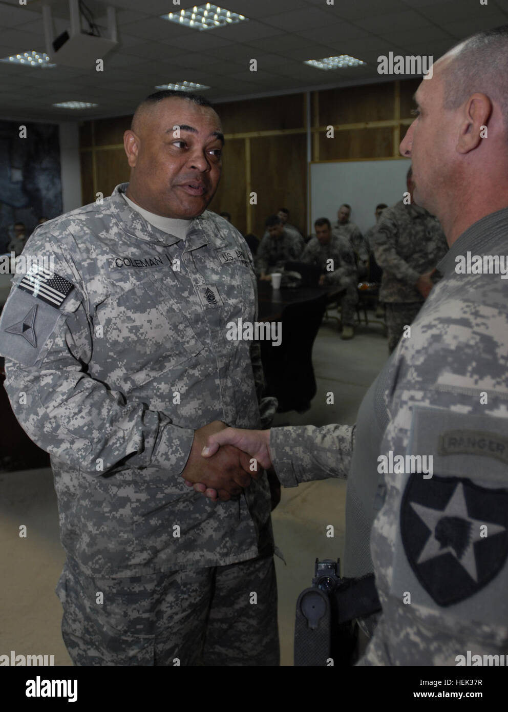 III Corps Command Sergeant Major Praises Troops During