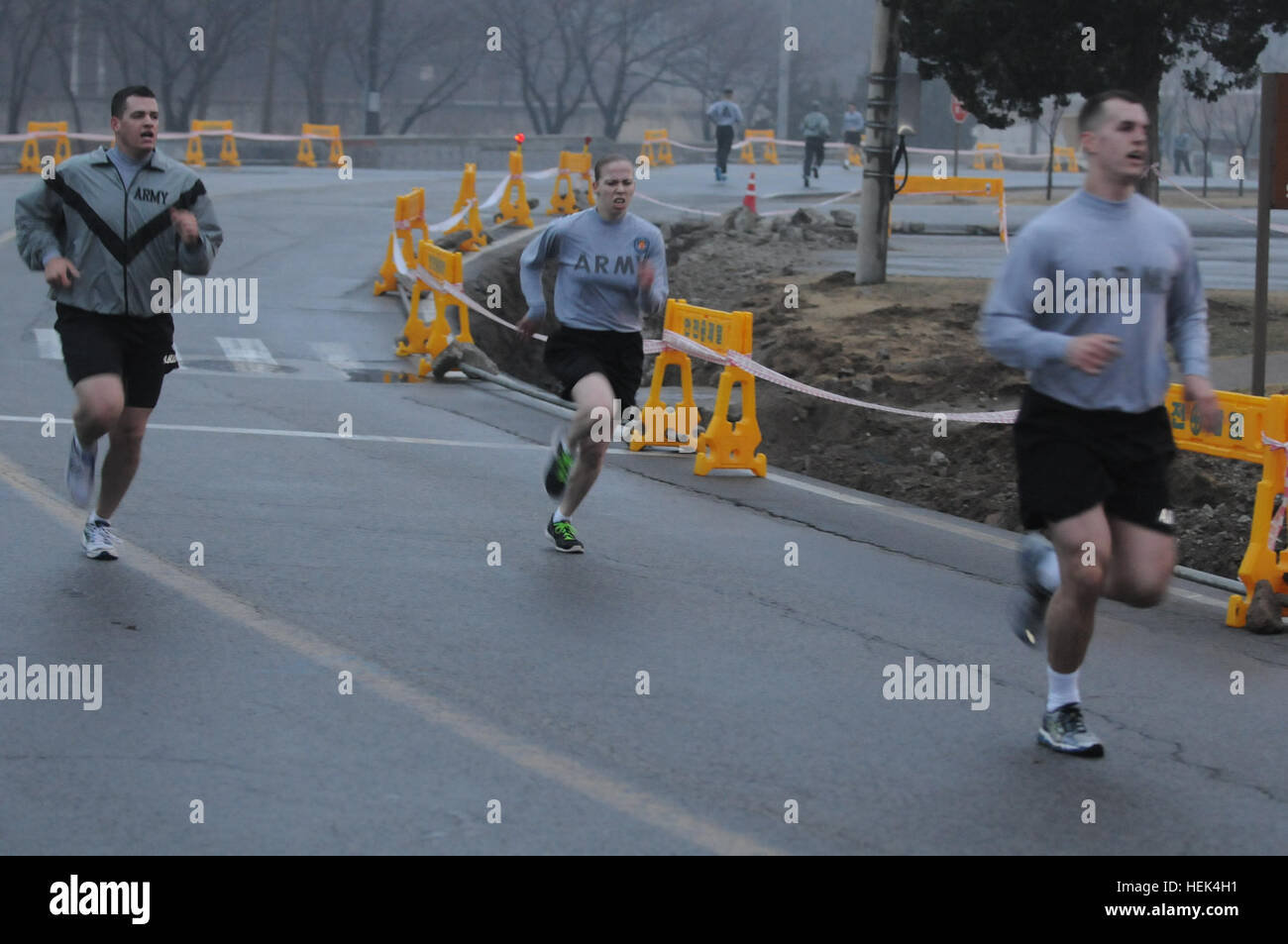 Soldiers from 210th Field Artillery Brigade, 2nd Infantry Division take