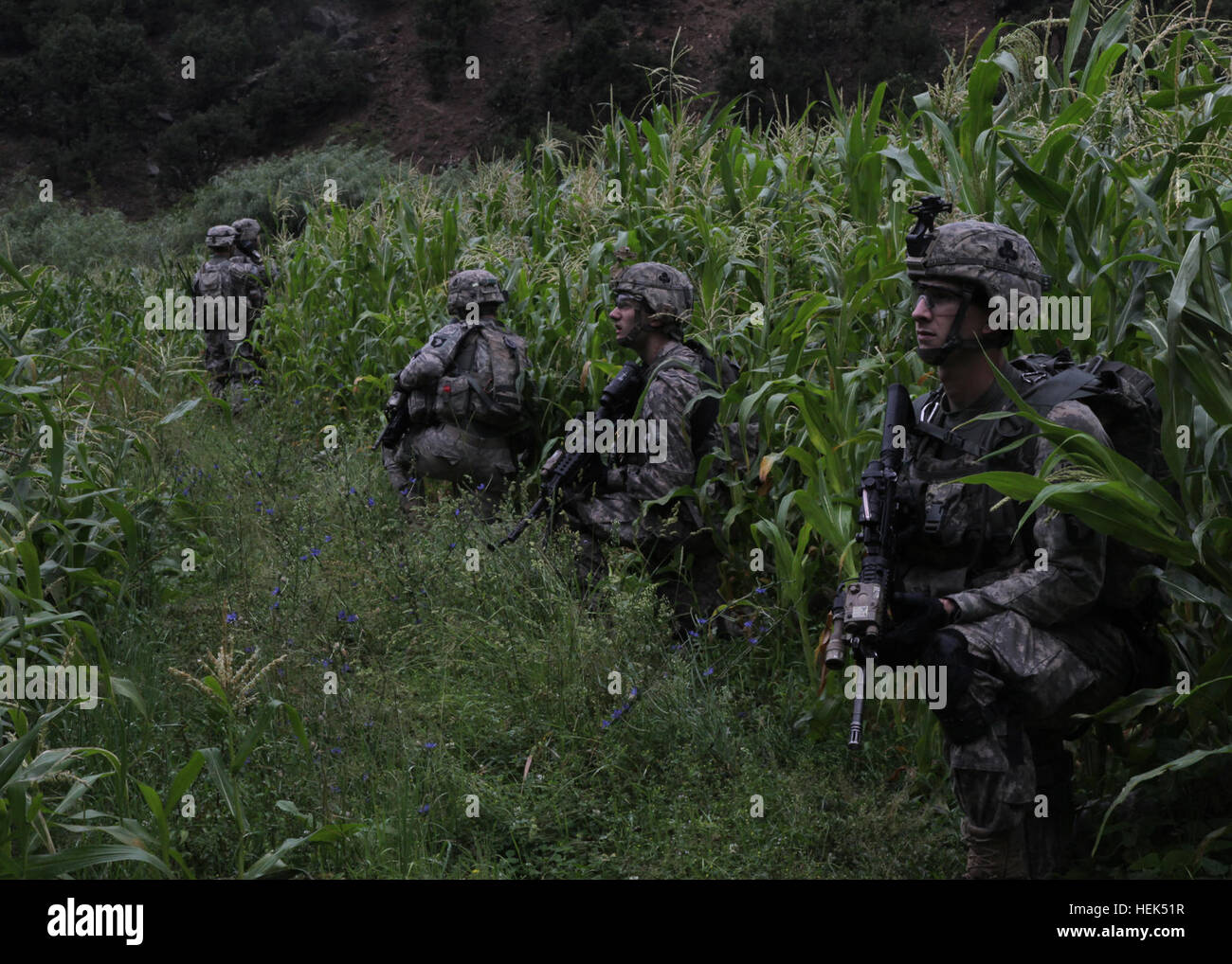 U.S. Army Soldiers of 101st Airborne Division, 1237th Infantry