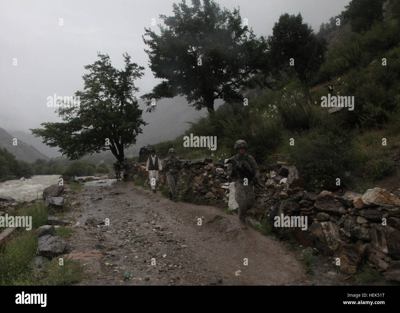 U.S. Army Soldiers of 101st Airborne Division, 1237th Infantry