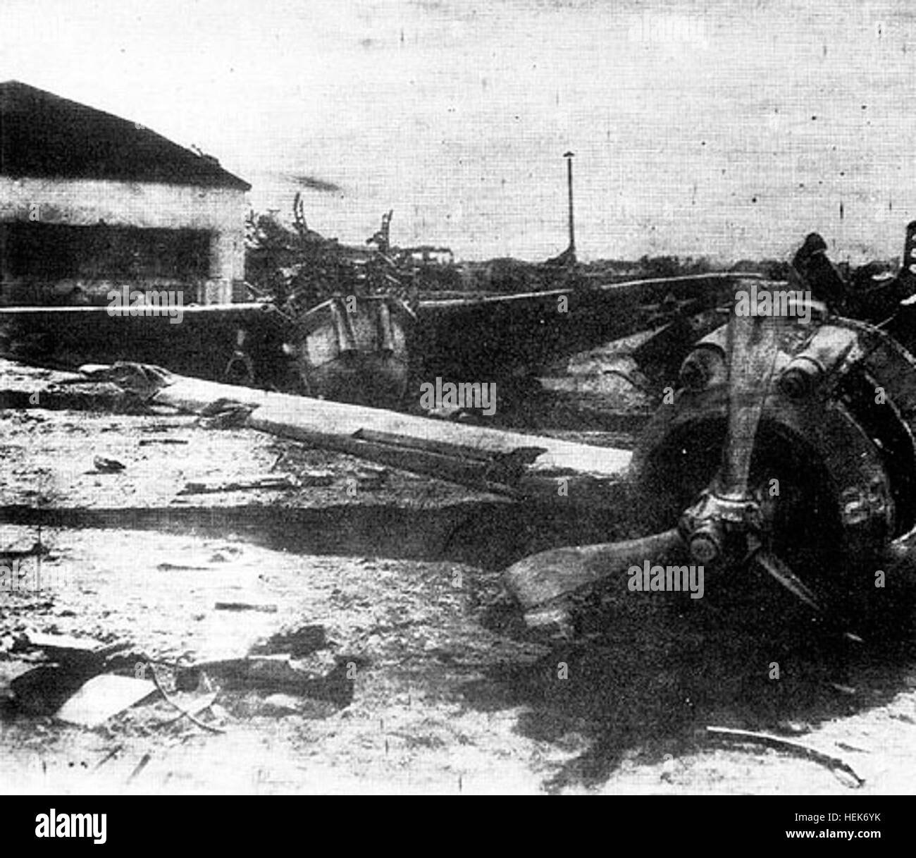 Japanese post-conflict area observed for damage assessment and recovery ...