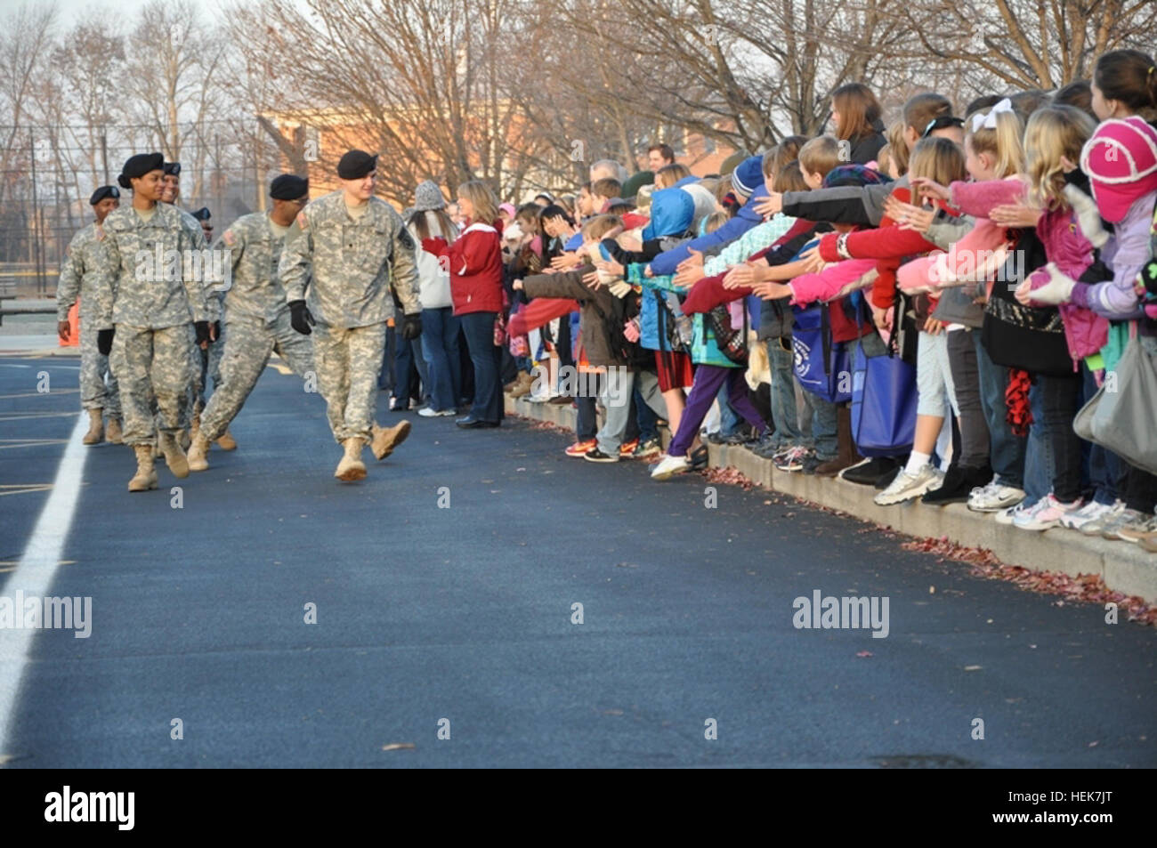 U.S. Army soldiers from Division of Financial Advisory Services walk