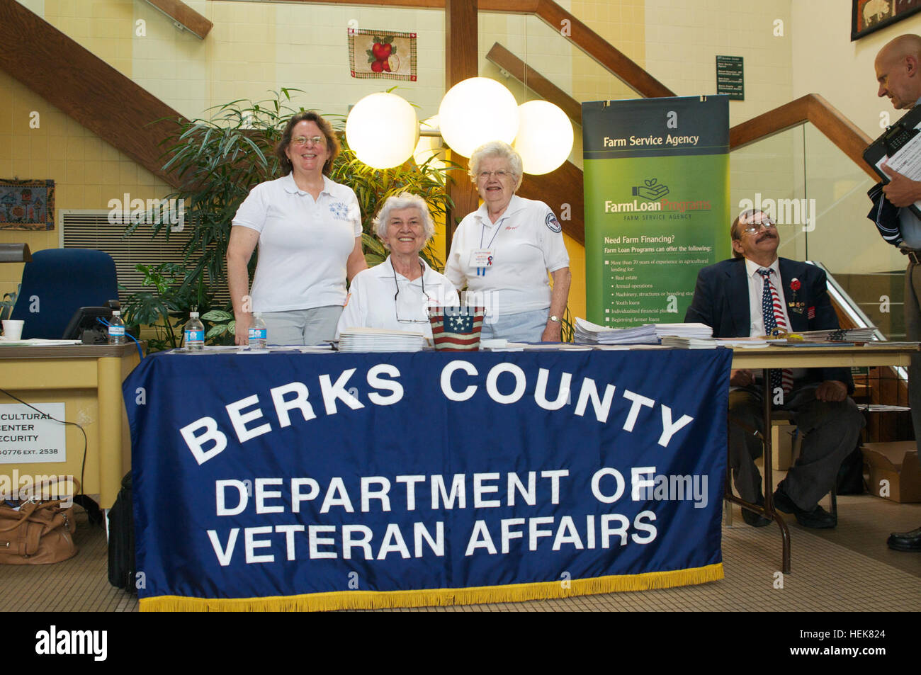 Berks County Department of Veterans Affairs and the Women Veterans of Berks County participate