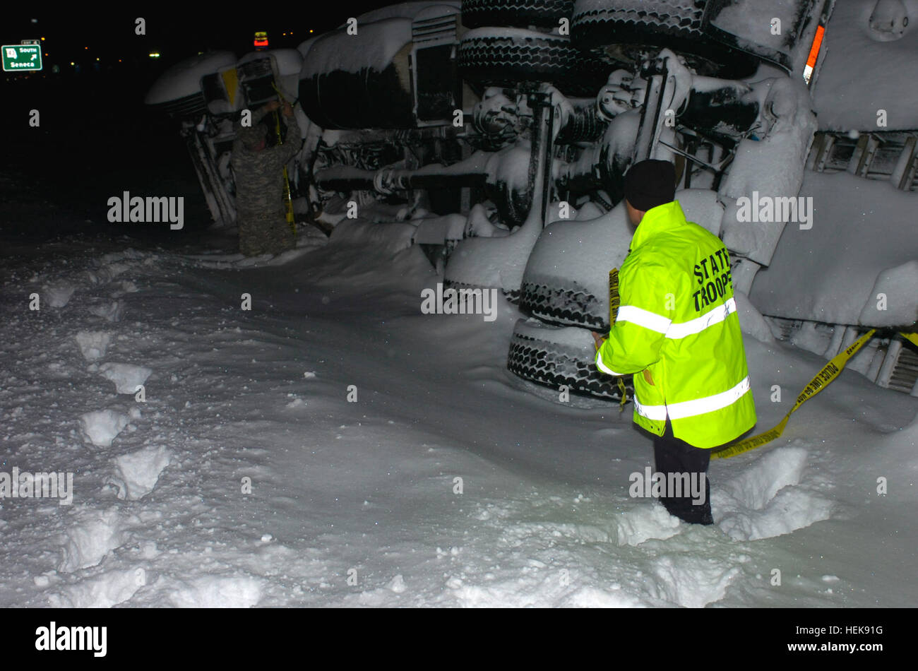 The Missouri National Guard responded to a large winter storm that covered most of Missouri