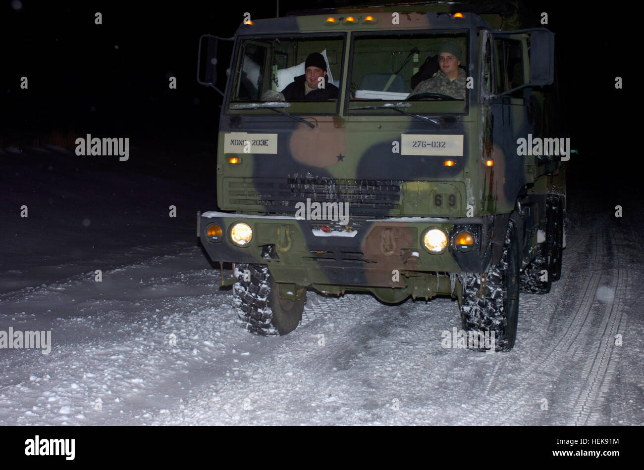The Missouri National Guard responded to a large winter storm that