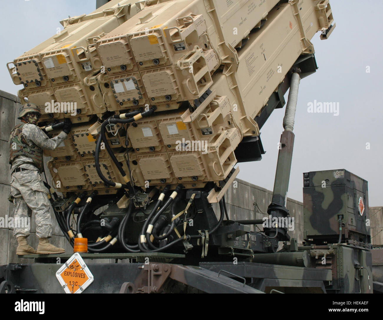 SPC Daniel Nebrida of C Battery, 1st Battalion, 43rd Air Defense