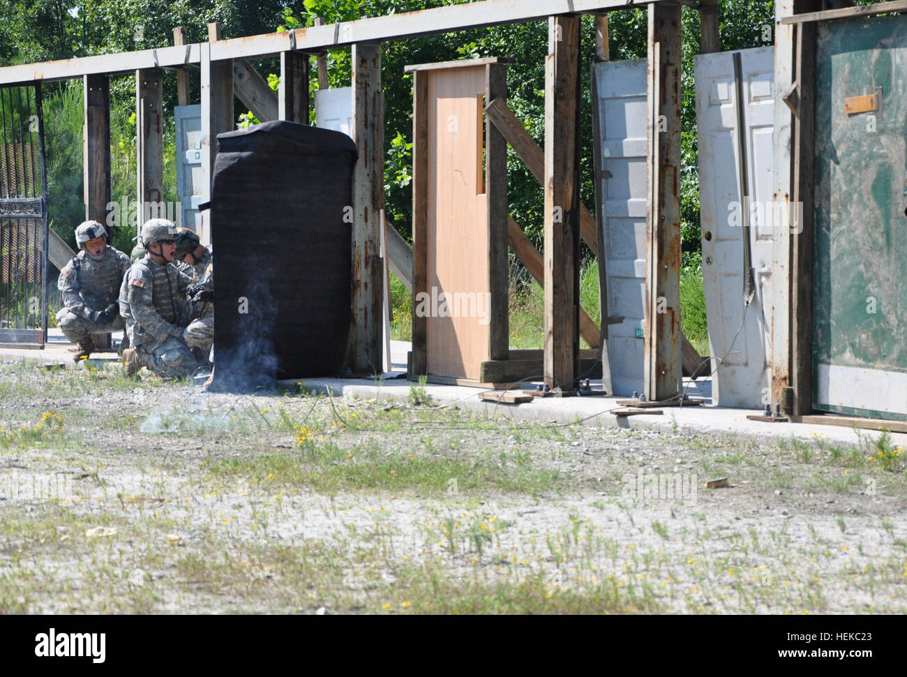 Soldiers of the West Point, Va.based 237th Engineer Company, 276th