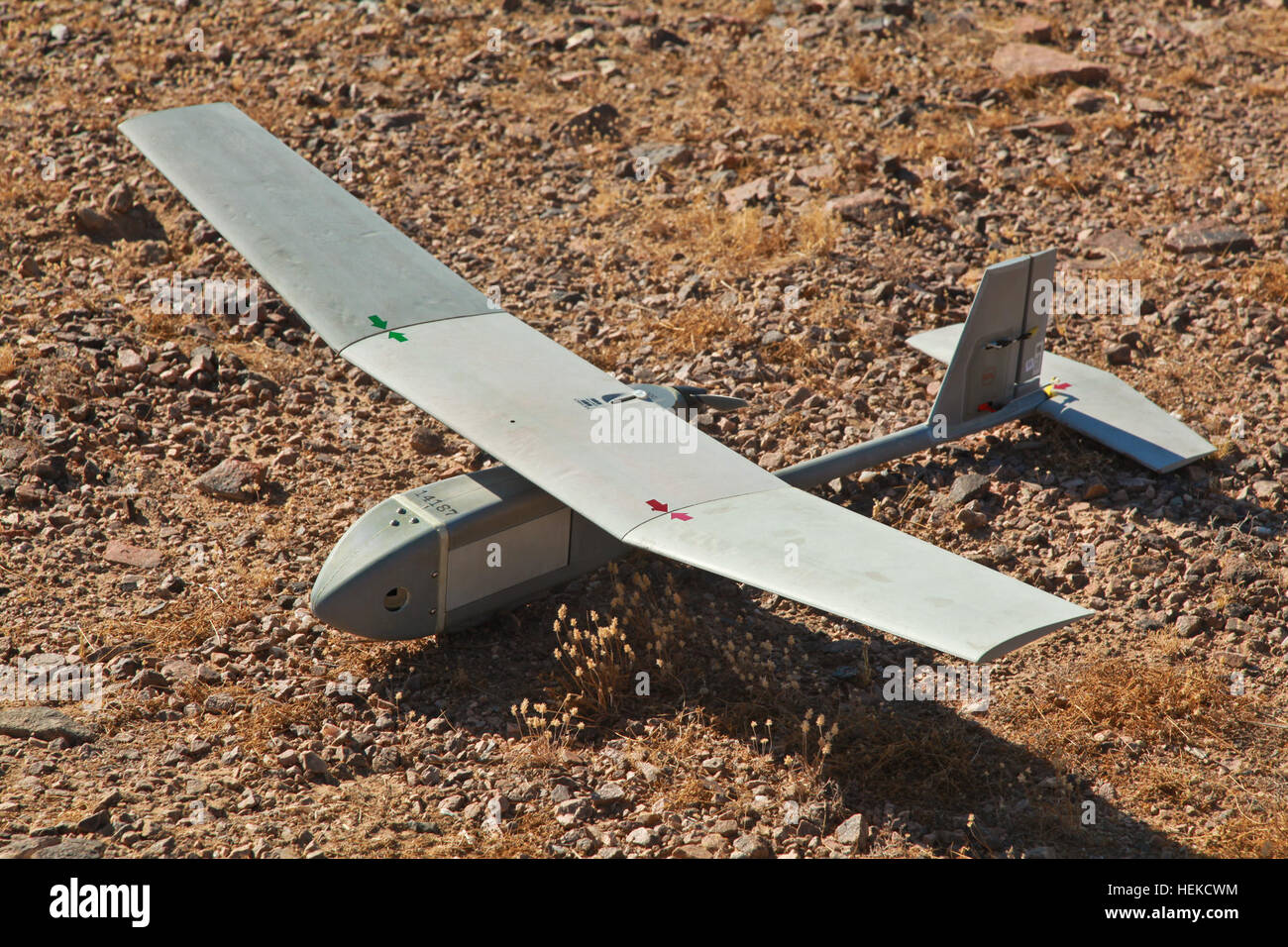 A photo of a remote controlled plane used for reconnaissance by the U.S