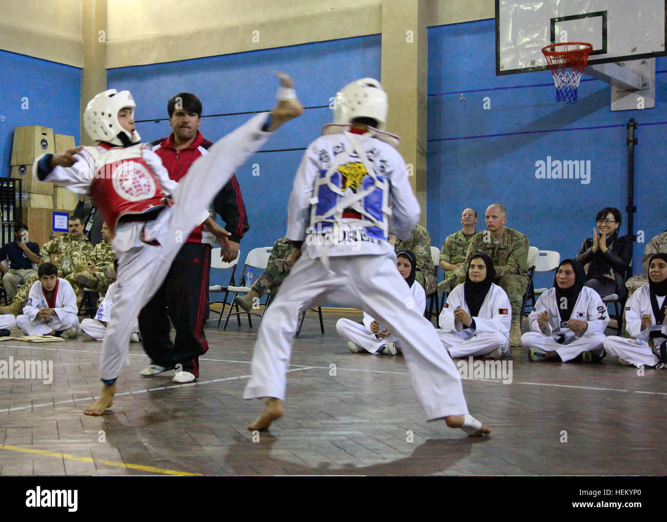 Afghanistan national taekwondo federation junior team hi-res stock ...