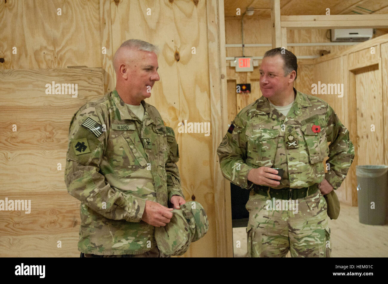 British Army Lt. Gen. James Bucknall, the International Security ...