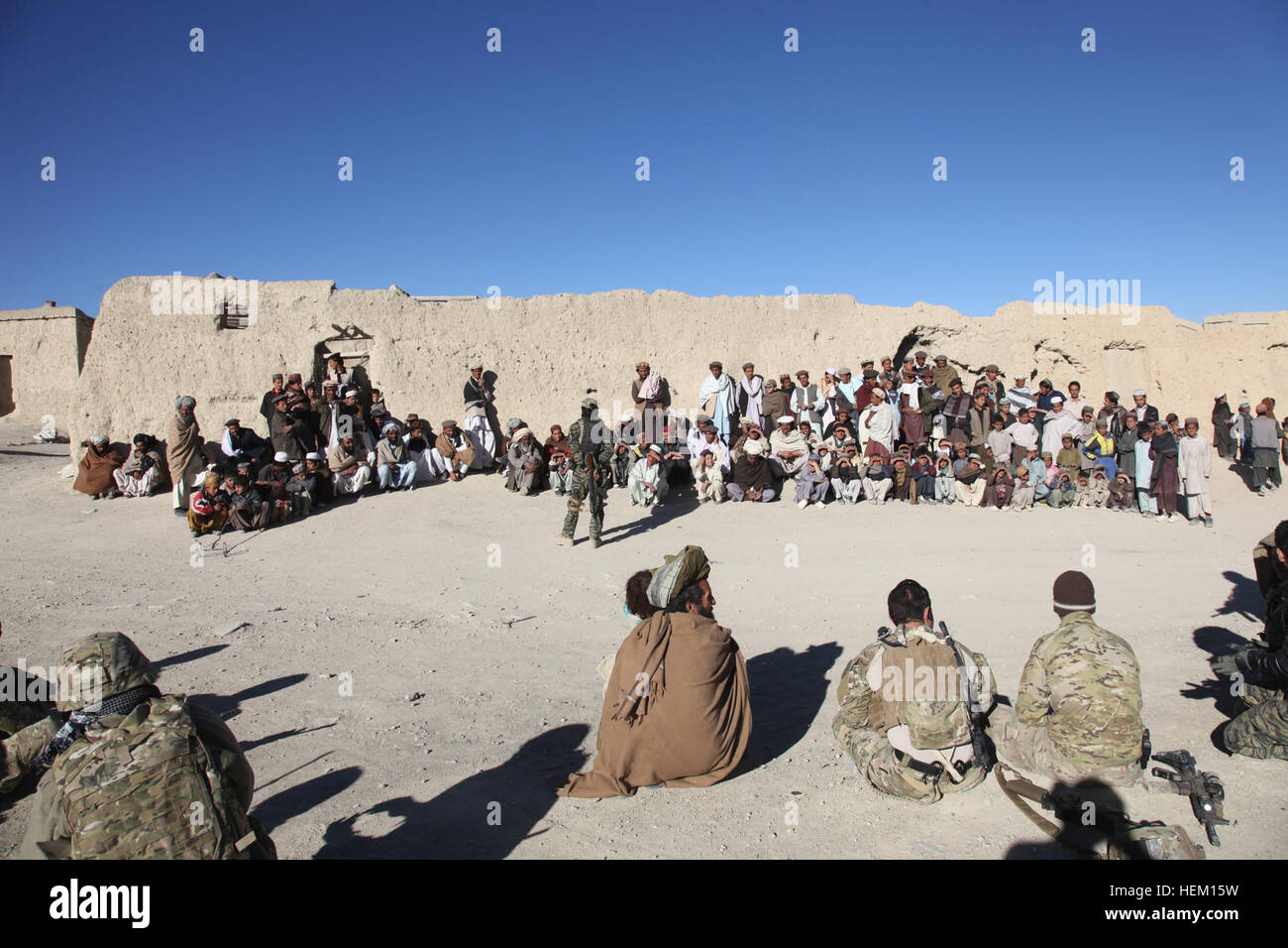 The local commander of the Sarobi district Afghan Local Police talks ...