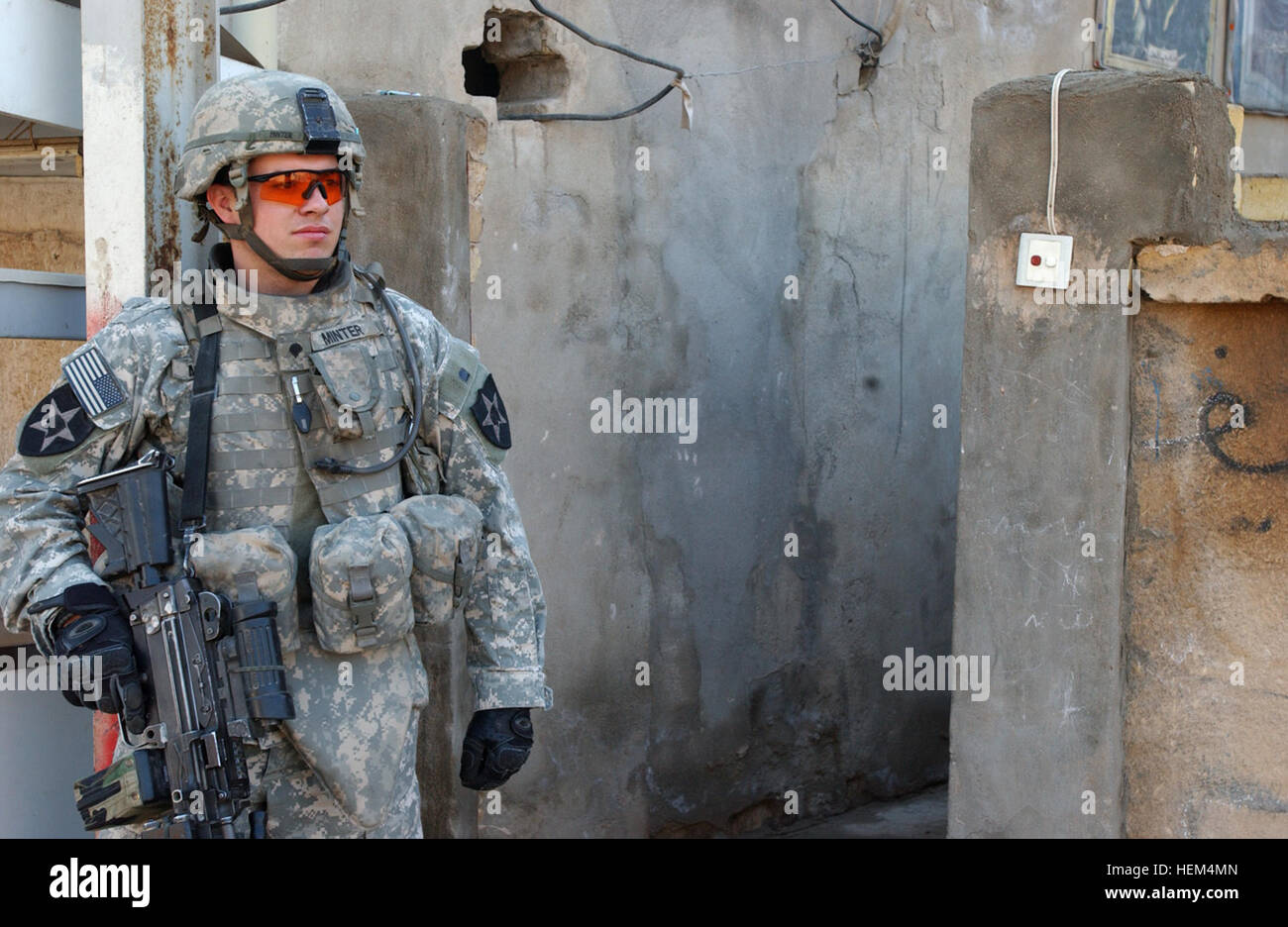 From a Soldier's Eyes, Infantryman Sees Improvement, Perseverance Key to S 36497 Stock Photo Alamy