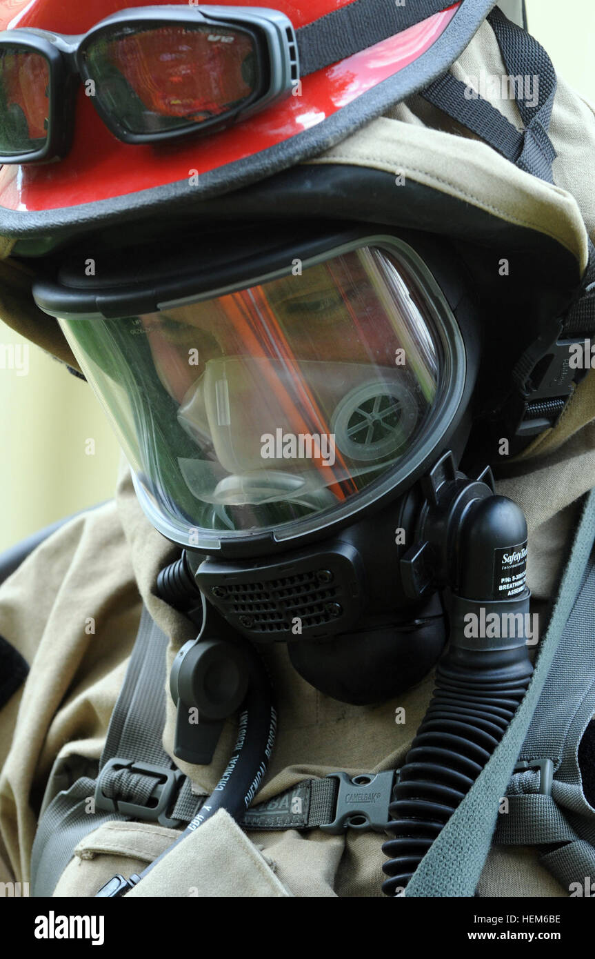 A Kentucky Guardsman from the 301st Chemical Biological Radiological