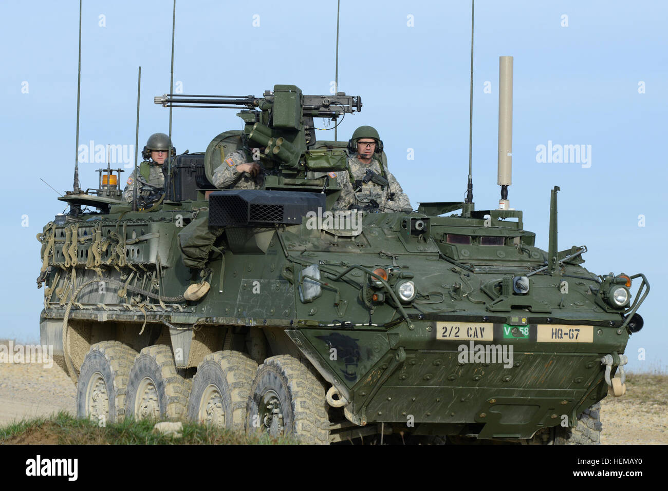 U.S. Army Europe Command Sgt. Maj. Christopher Spivey (right), assigned ...