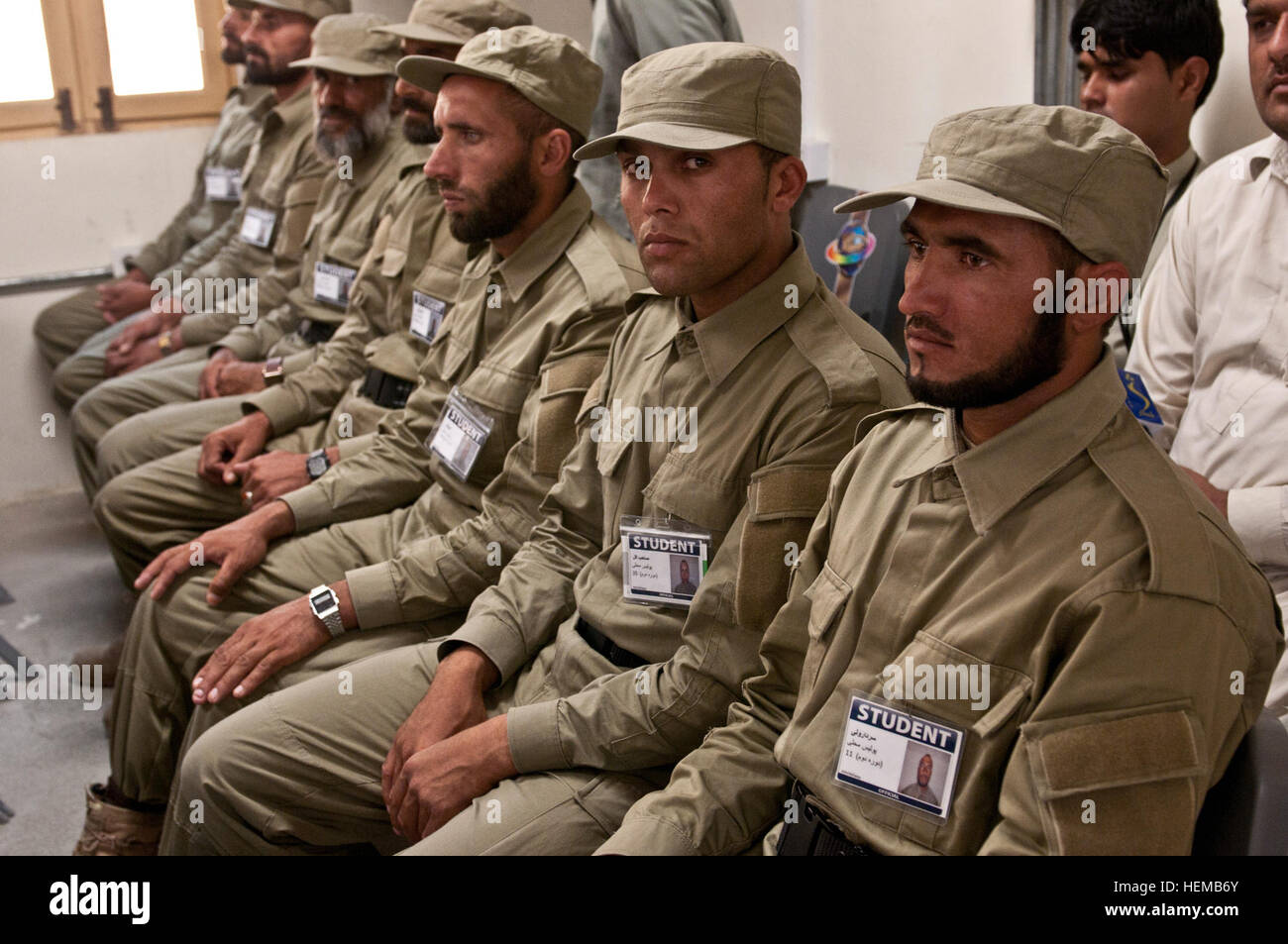 New Afghan Local Police Recruits Listen In During An Alp Validation Shura In Laghman Province 2974