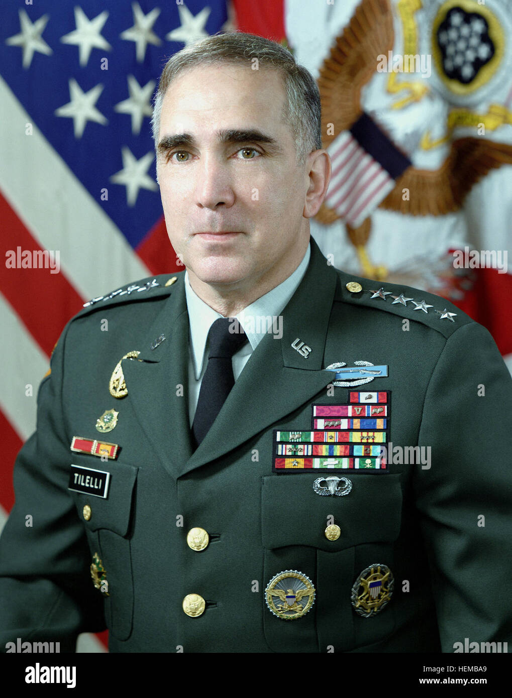 General John H. Tilelli Jr., Vice Chief of Staff of the Army (uncovered) John H Tilelli Stock Photo