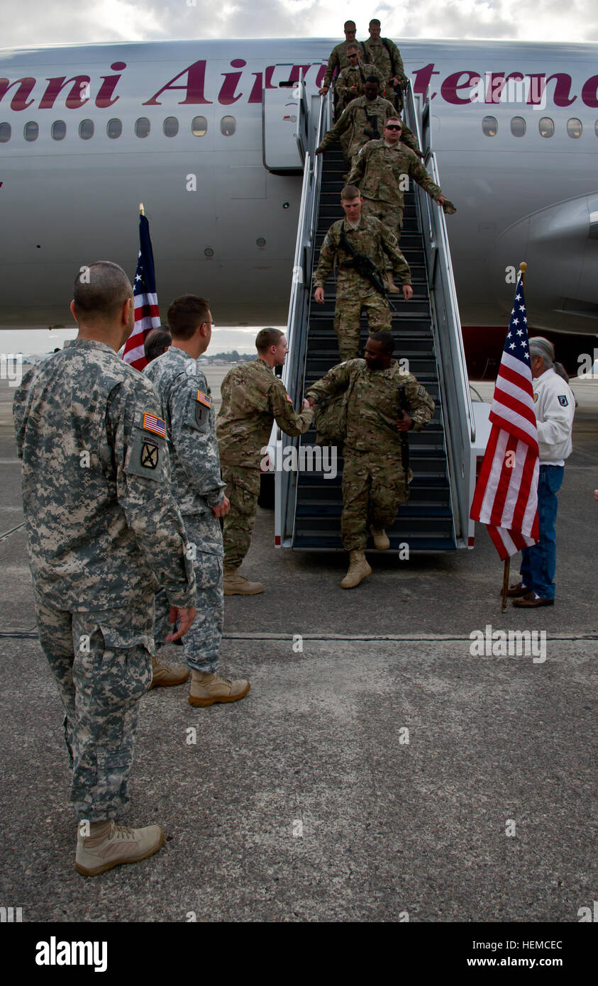 Sgt. Jeremiah Frost (third from left), a native of Spearman, Texas, a