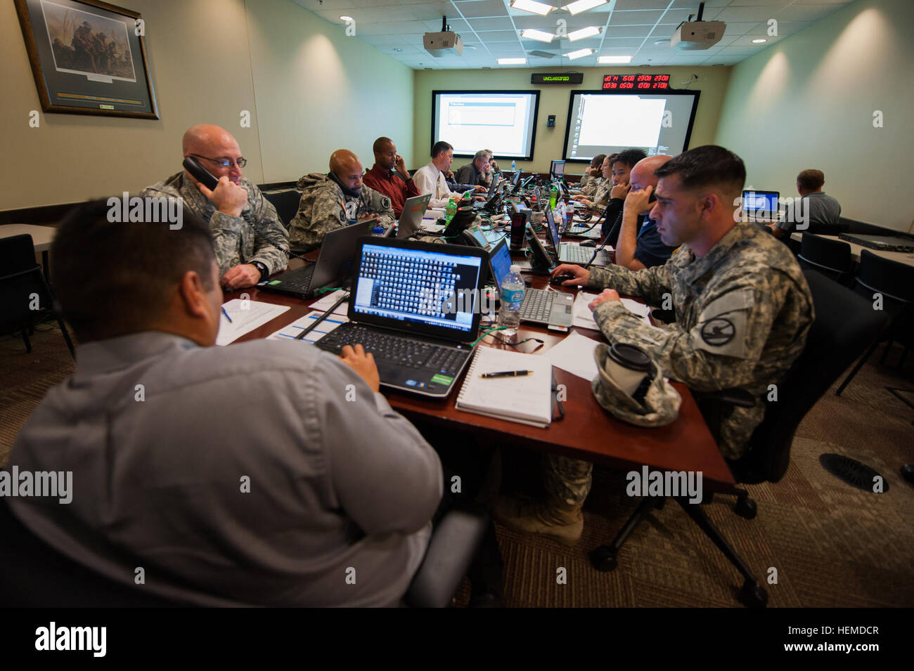 Army Reserve Computer Tech Support Experts Answer Calls During The