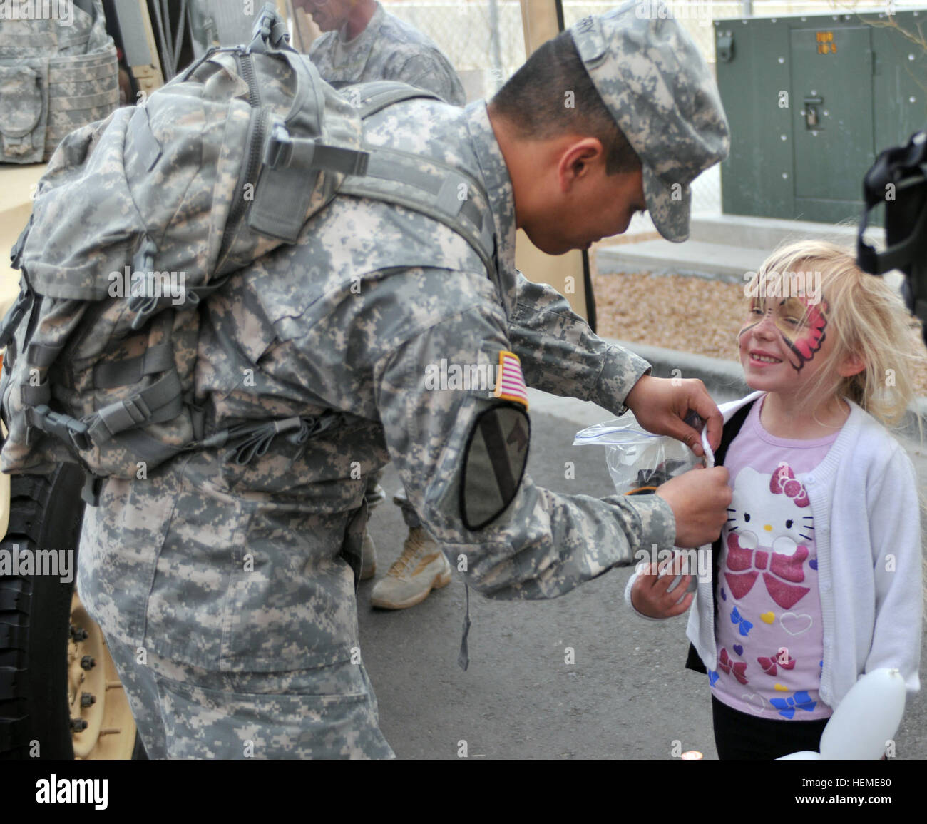 Spc. Yugeswar Terry, a transportation management coordinator for the