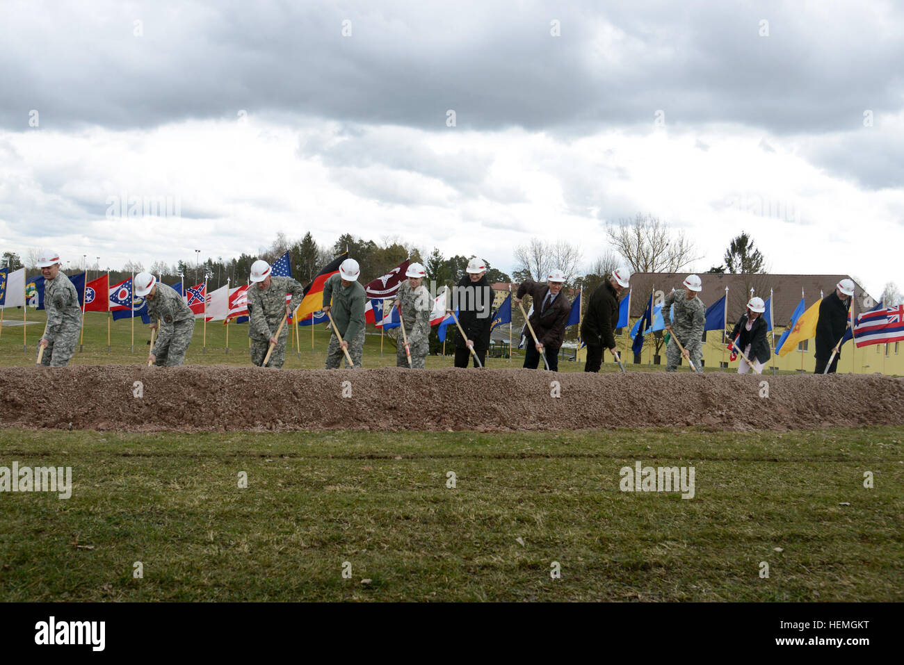 u s army europe medical officials break ground on the vilseck