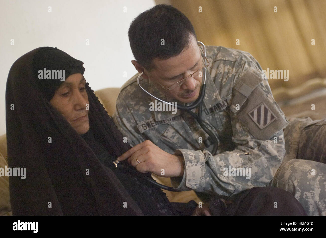 U.S. Army Cpt. Ricardo Swenness with Headquarters company, 1st ...