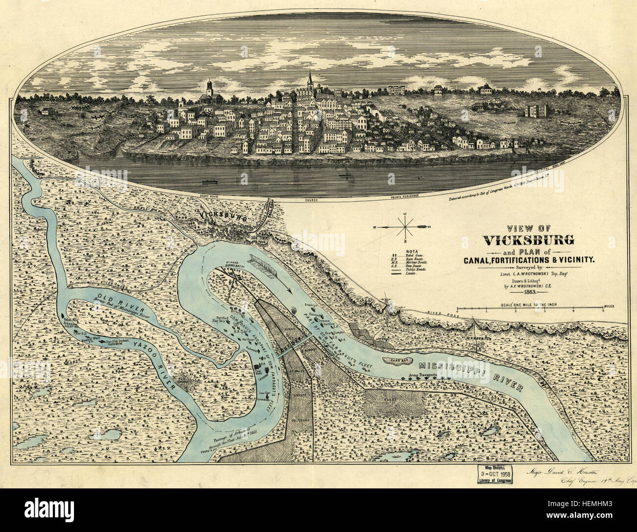View of Vicksburg Stock Photo Alamy