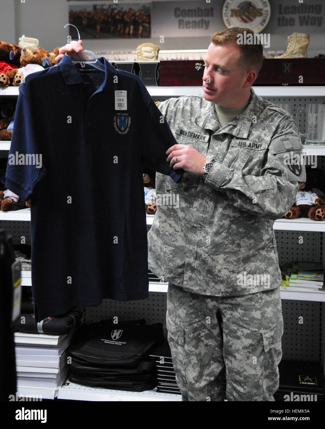 Sgt. 1st Class Arin VanDemark, an operations officer