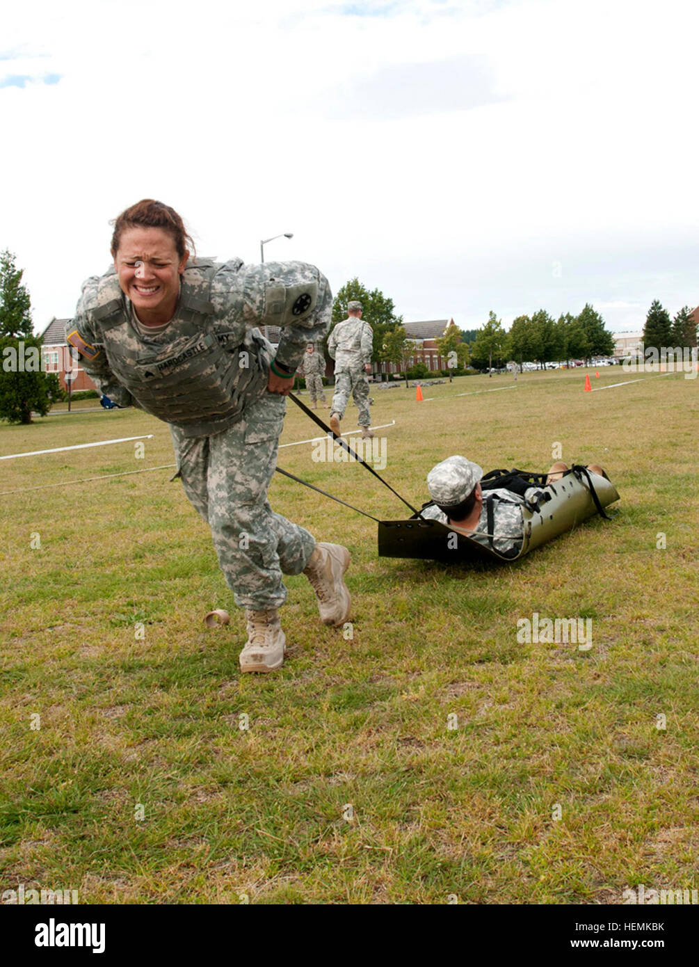 U.S. Army Sgt. Stella Hardcastle, an OH58 Kiowa Warrior A/C helicopter
