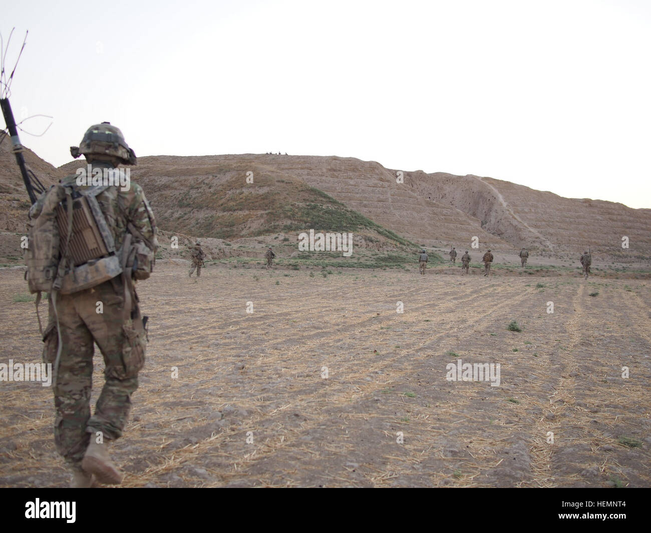 Soldiers from Alpha Section, 3rd Platoon, 6-4 Cavalry Regiment conduct ...