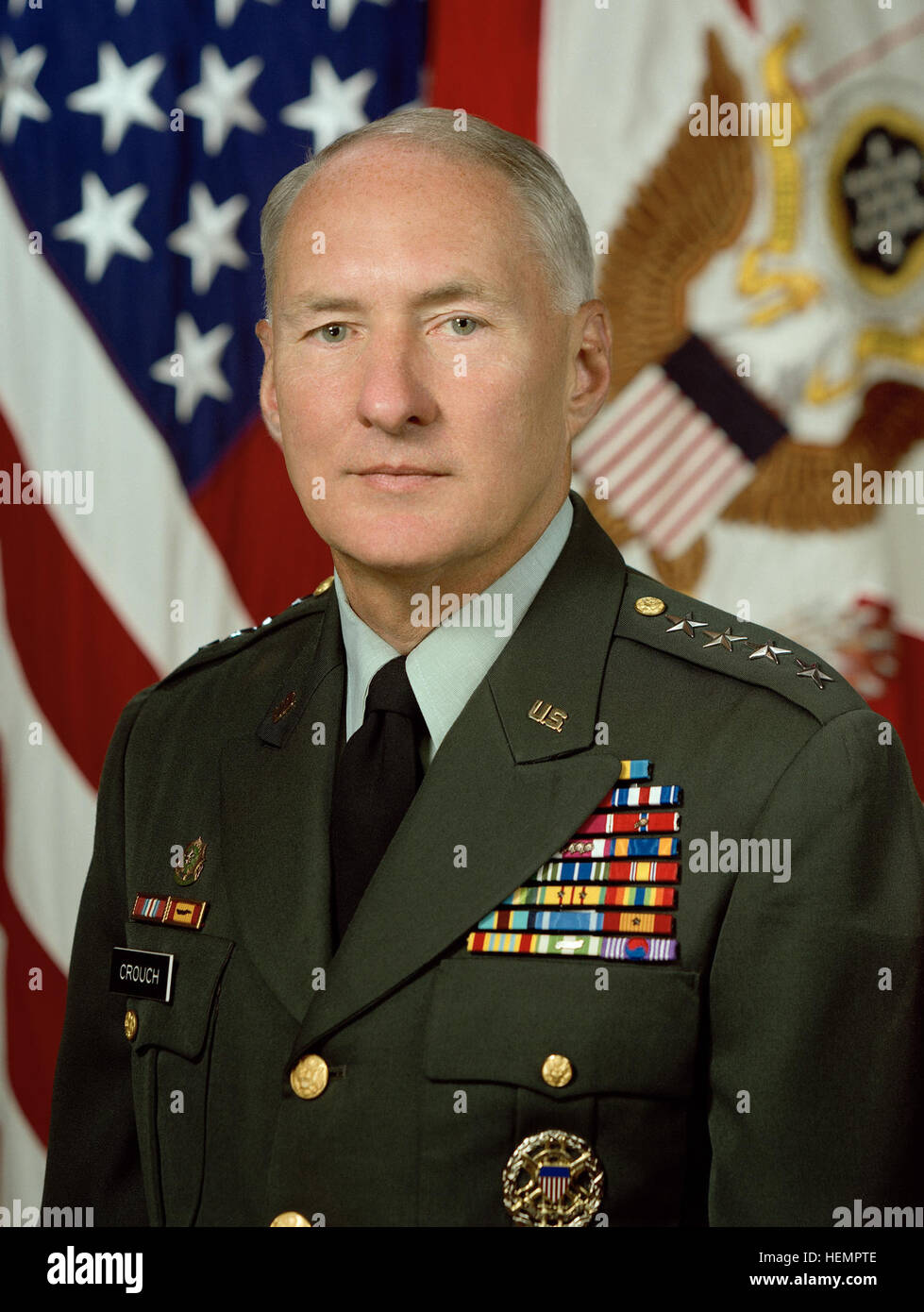 Portrait of U.S. Army Gen. William W. Crouch, (Uncovered), Vice Chief ...