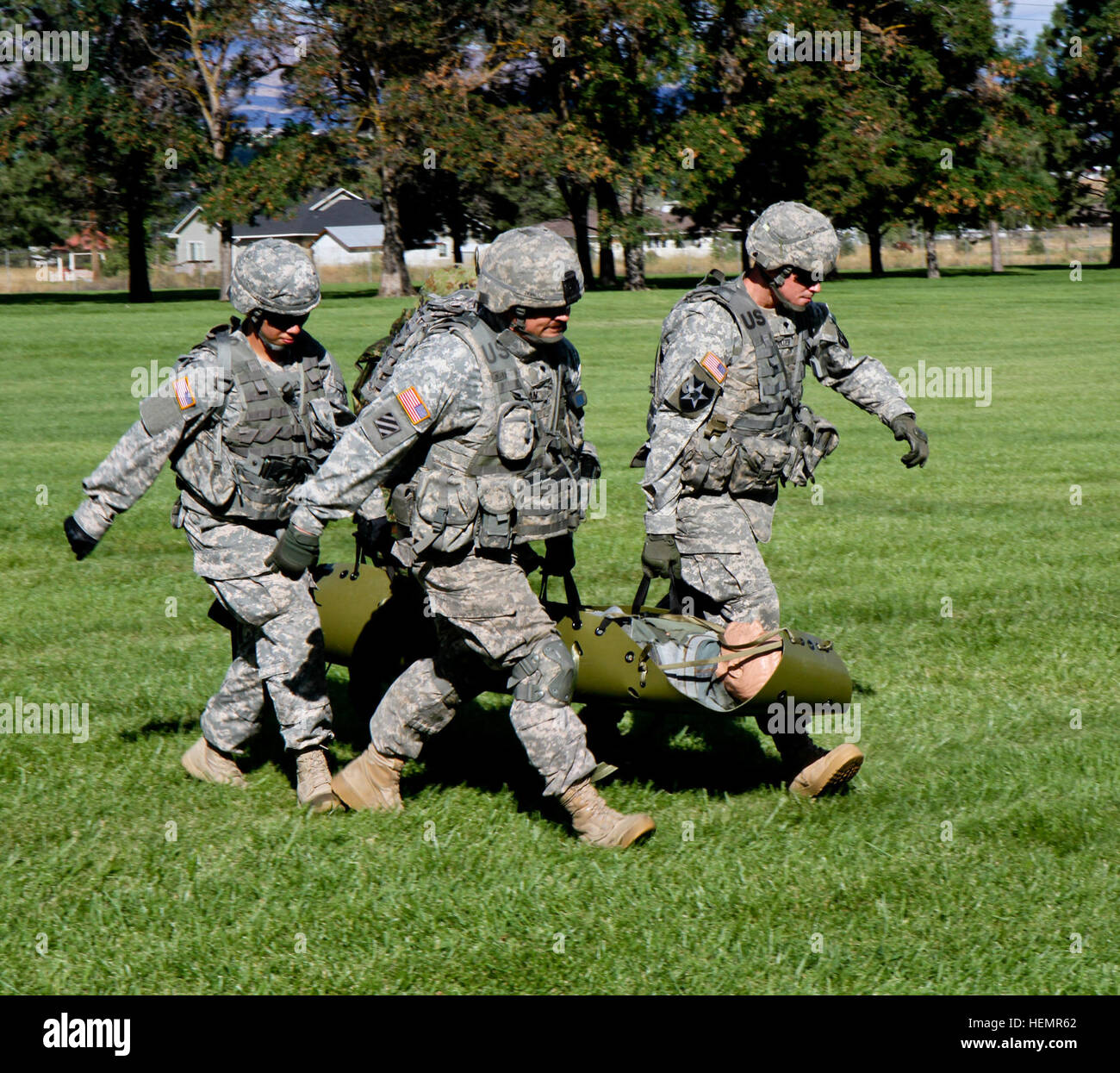 U.s. Army Spc. Dean Charles, A Medic With Headquarters And Headquarters 