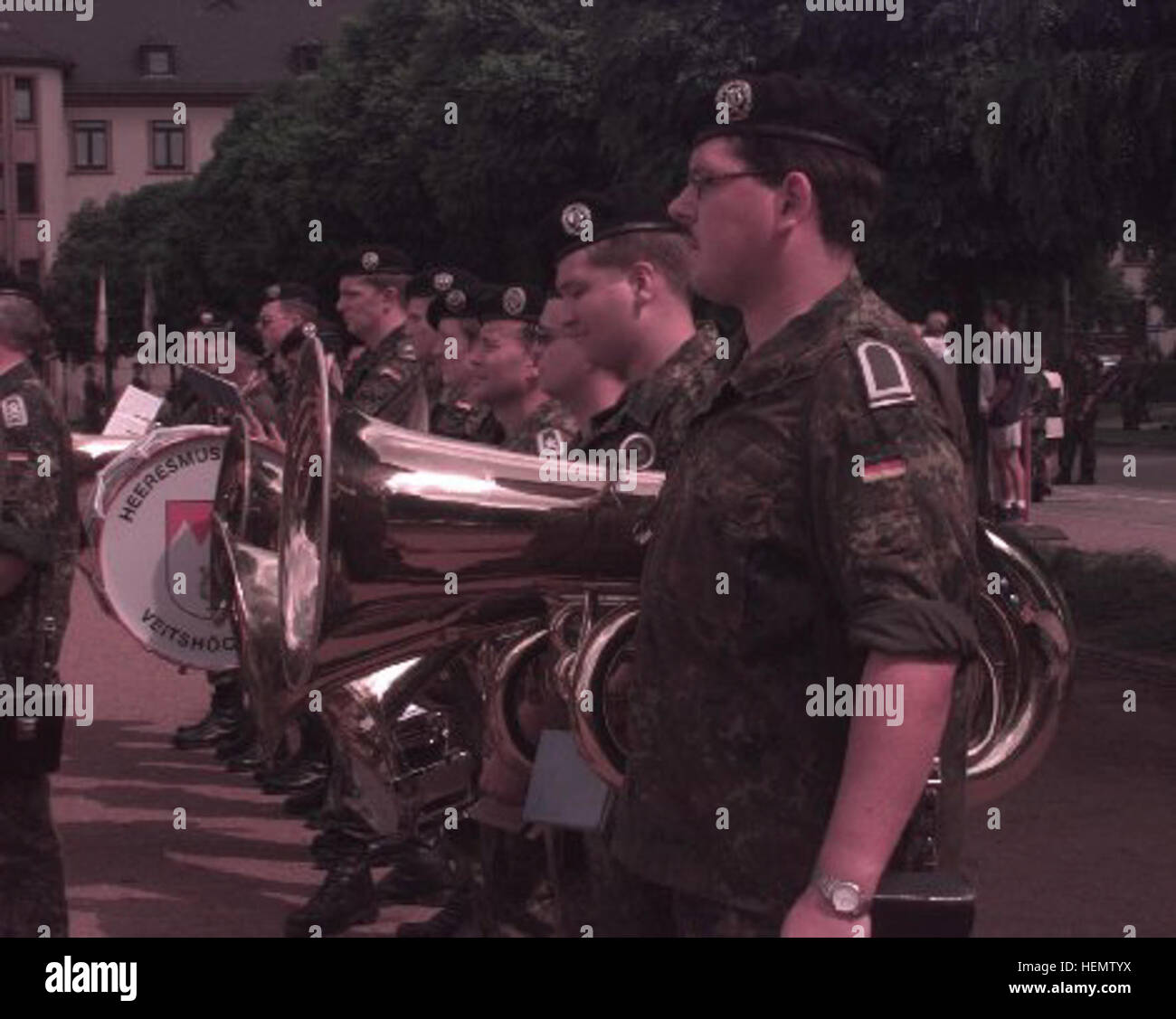 Heeresmusikkorps 12 - 12th German Army Band Stock Photo