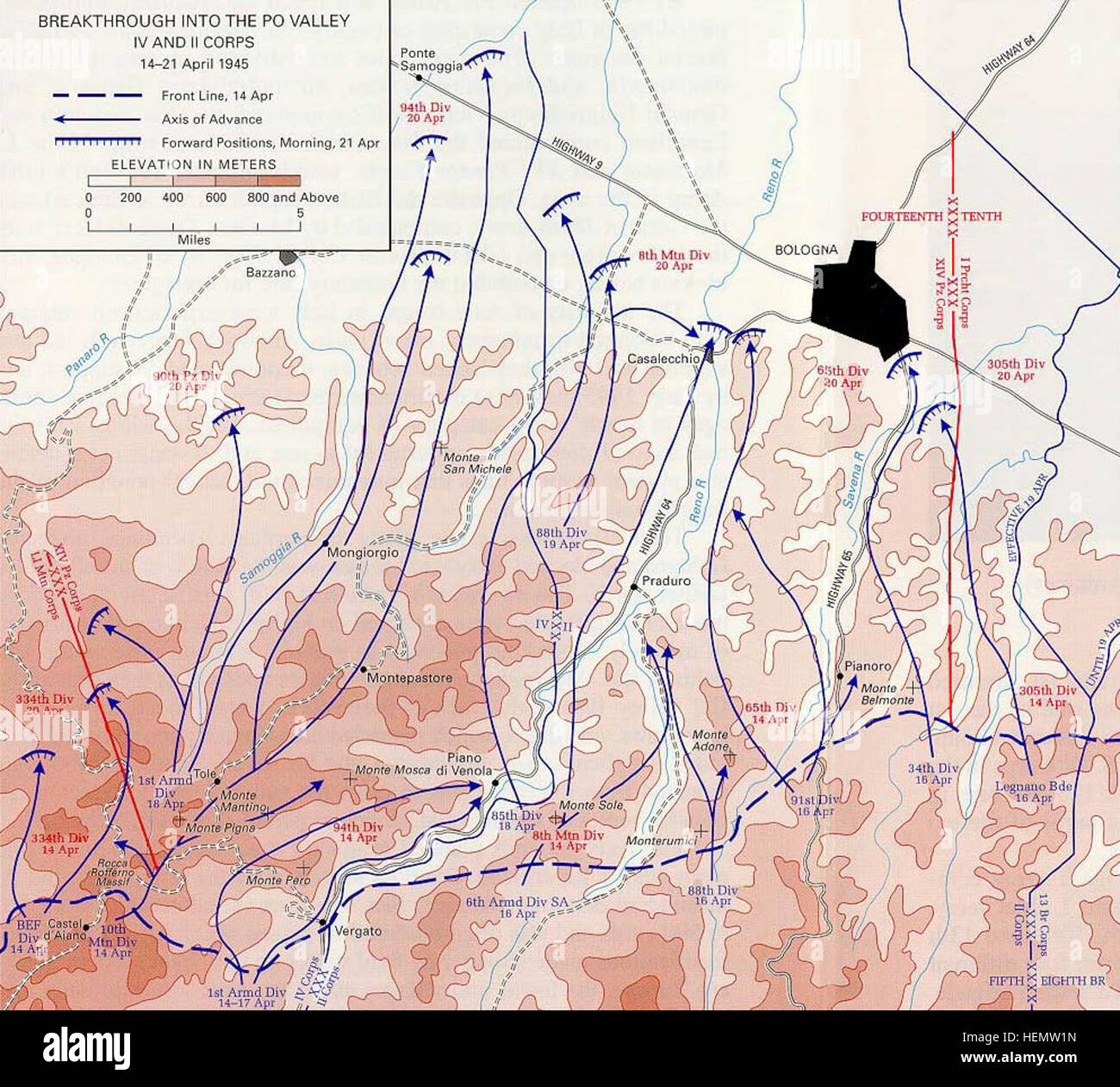 IV Corps was a major U.S. Army formation involved in European ...