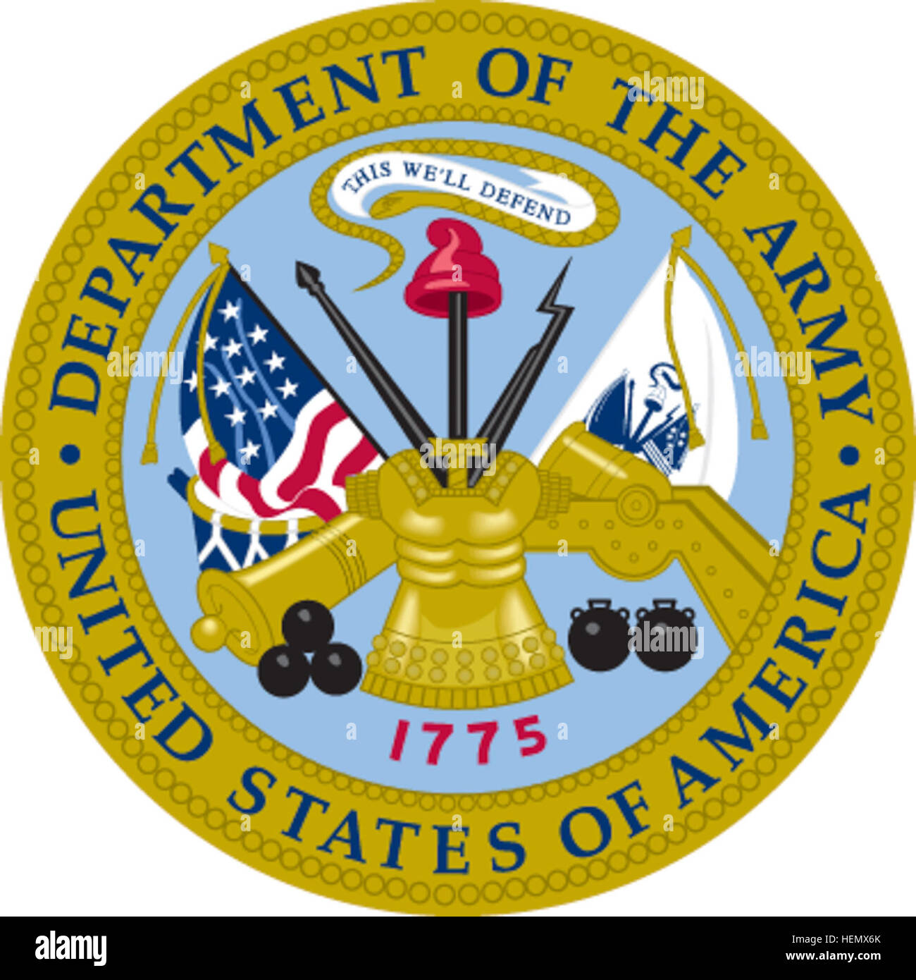 Department of the army seal hi res stock photography and images alamy