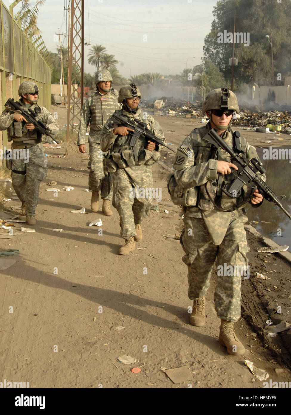 U.S. Army Soldiers from 3rd Squadron, 7th Cavalry, 3rd Infantry