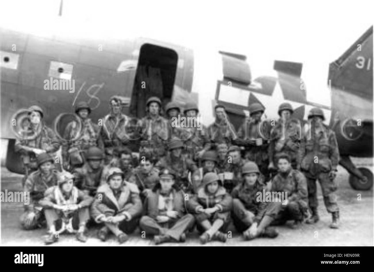 Pathfinder units prepare for airborne operations prior to the Normandy ...