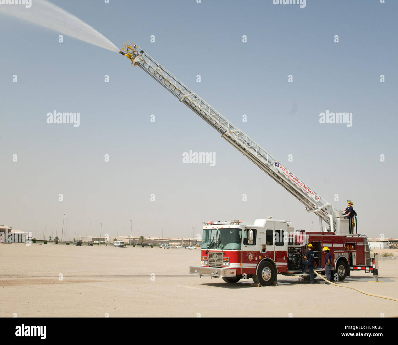 fire truck that shoots water