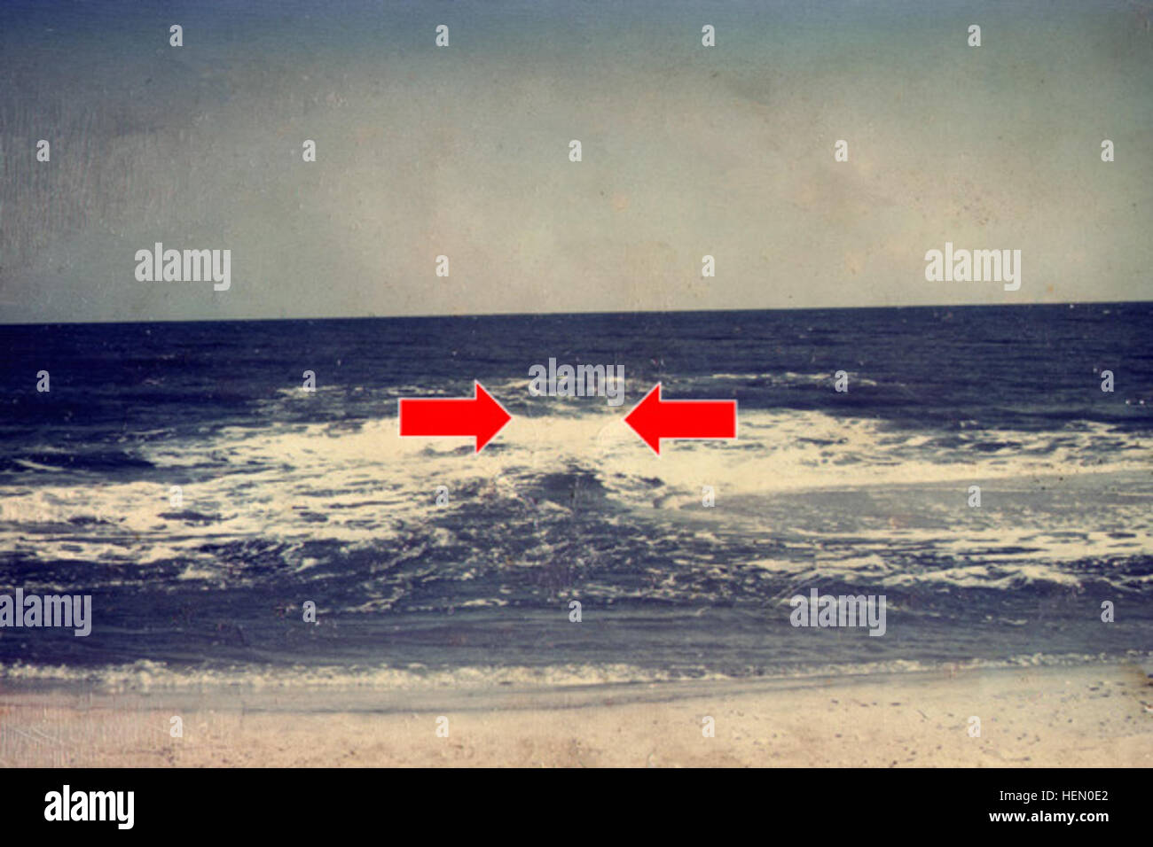 Military personnel conduct operations near coastal areas with rip ...