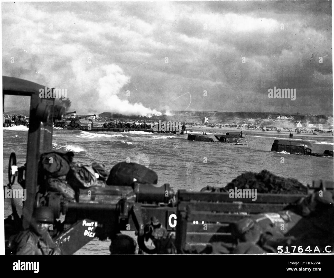 Normandy landings Stock Photo