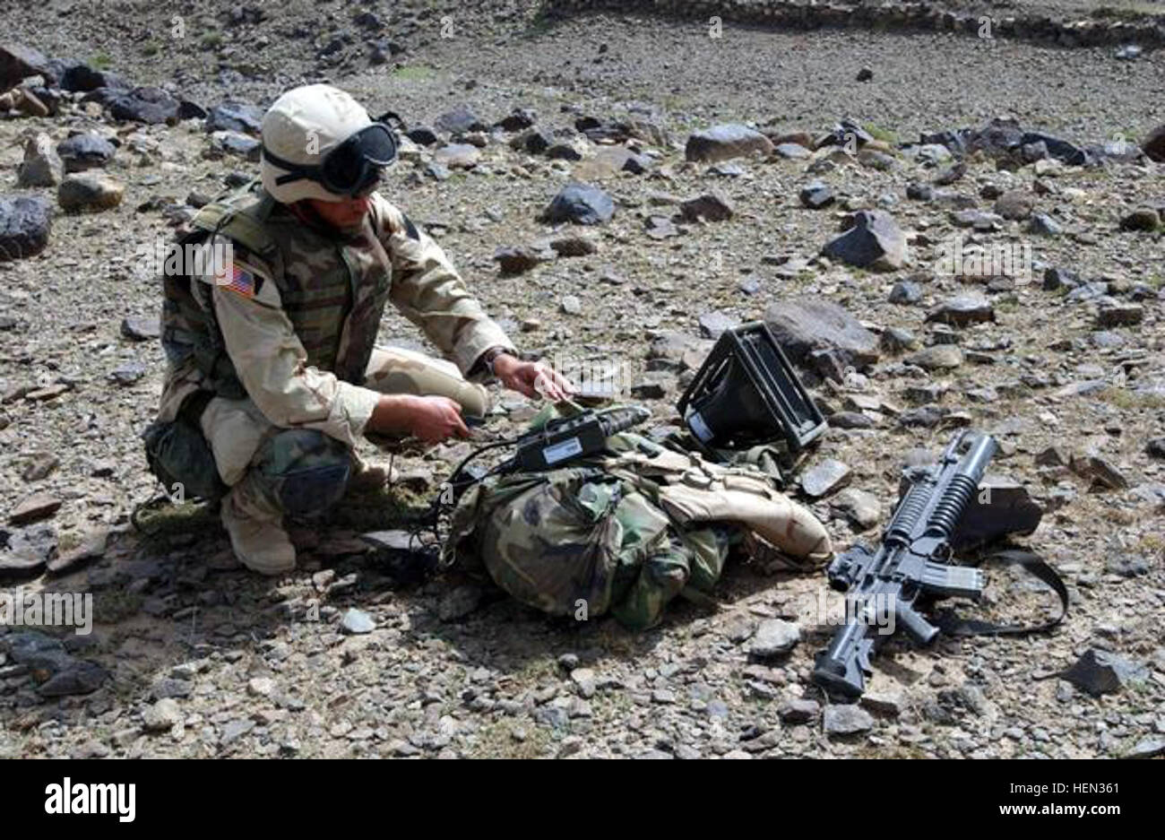 A PSYOP speaker is used by military units to broadcast psychological ...