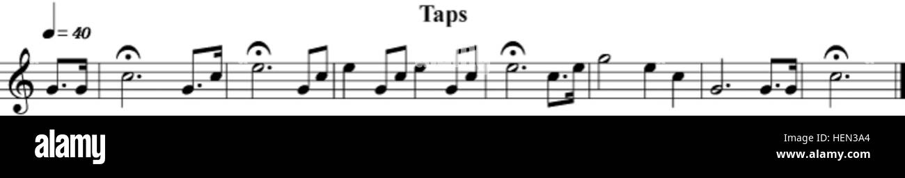 Bugle Call Flags 'Taps' is the military bugle call played during flag ceremonies ...