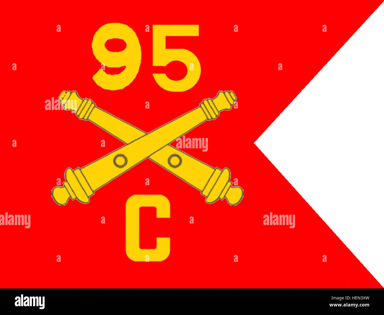 USA Guidon Field Artillery Stock Photo Alamy